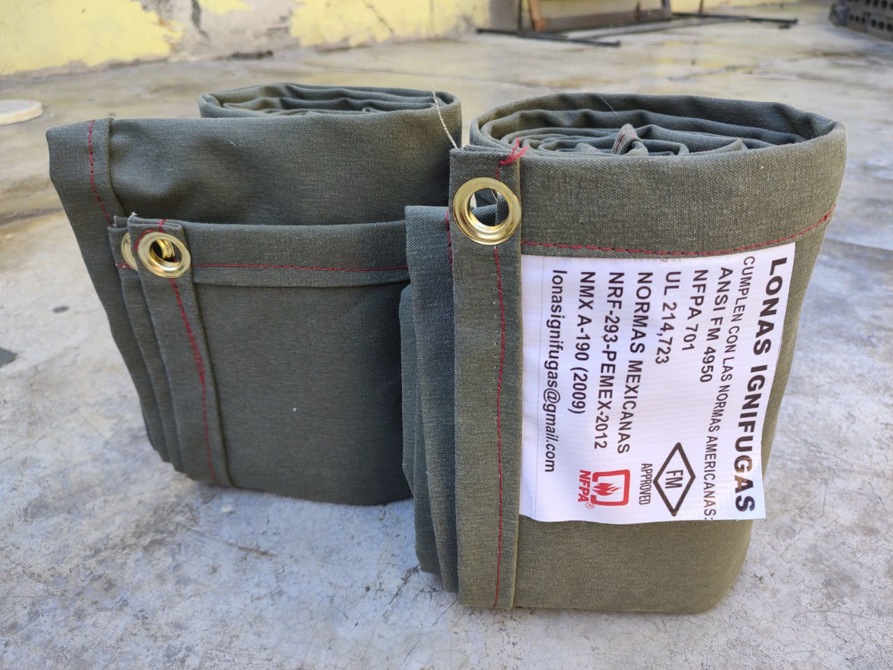 LONA IGNIFUGA CERTIFICADA OCMA